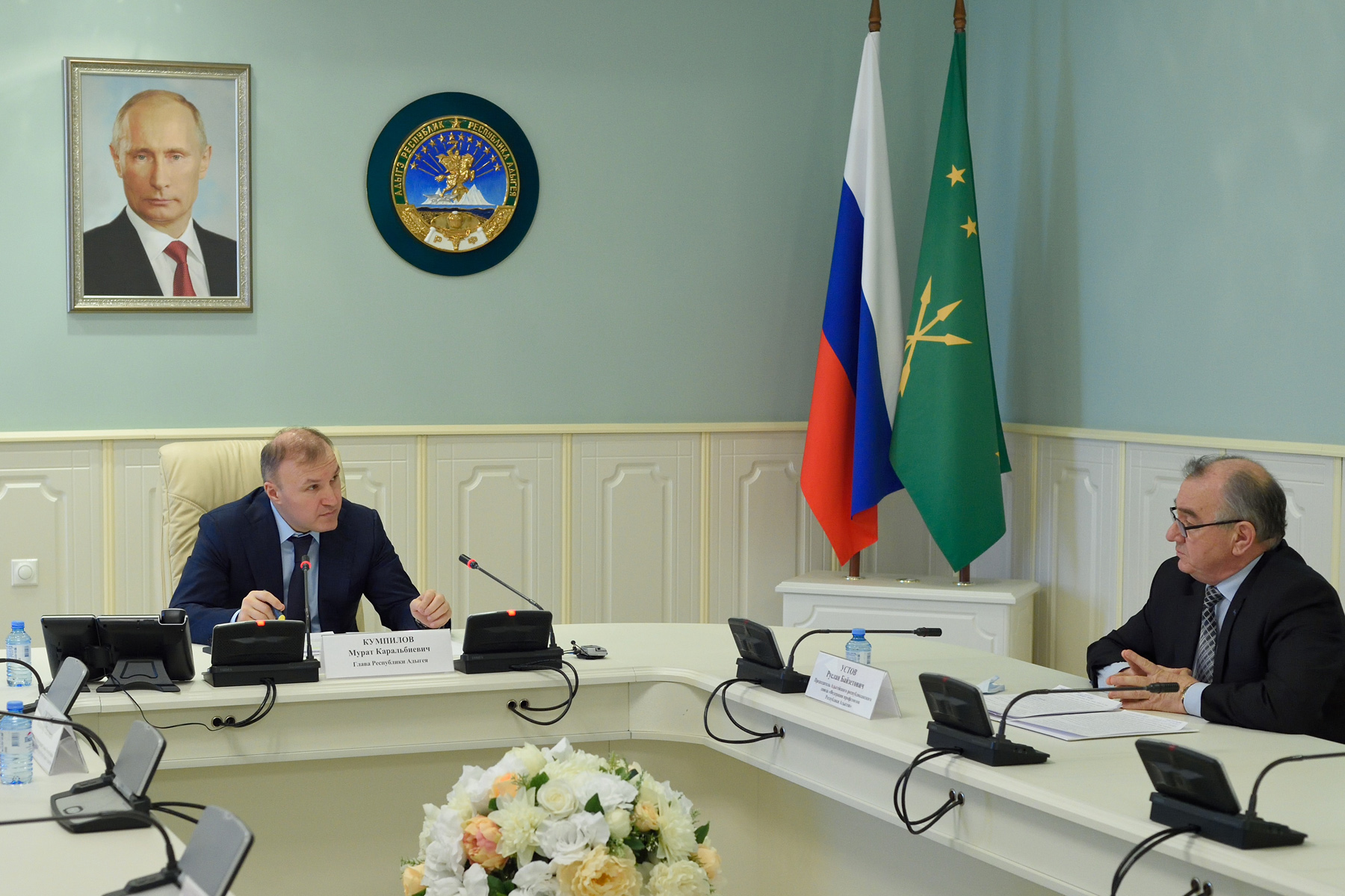 Глава Адыгеи принял председателя Федерации профсоюзов РА