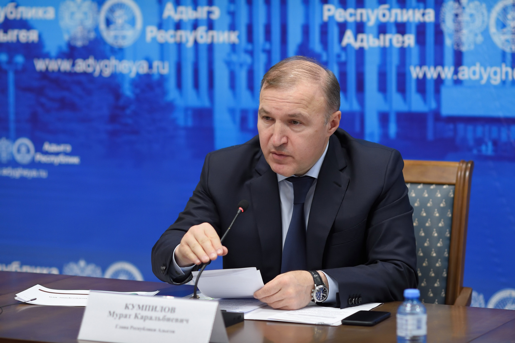 Глава Адыгеи принял участие в заседании под председательством Министра сельского хозяйства РФ