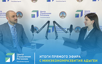 О поддержке предпринимателей и самозанятых рассказали в прямом эфире ЦУР Адыгеи