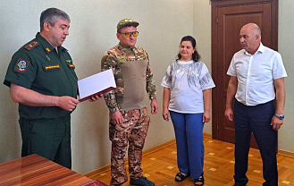 В Адыгейске вручен орден Мужества герою СВО