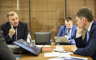 Максим Решетников и Мурат Кумпилов обсудили аспекты экономического развития Адыгеи