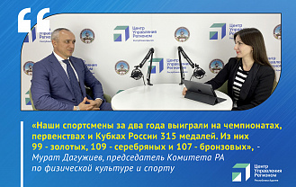 О развитии спорта в республике рассказали в прямом эфире ЦУР Адыгеи